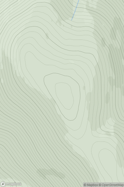 Thumbnail image for Geal-charn [Cairngorms] showing contour plot for surrounding peak